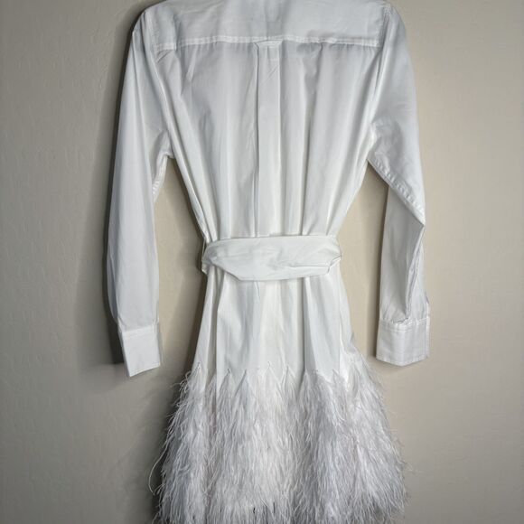 J.Crew Collection Feather Hem Shirt Dress - Picture 4 of 8